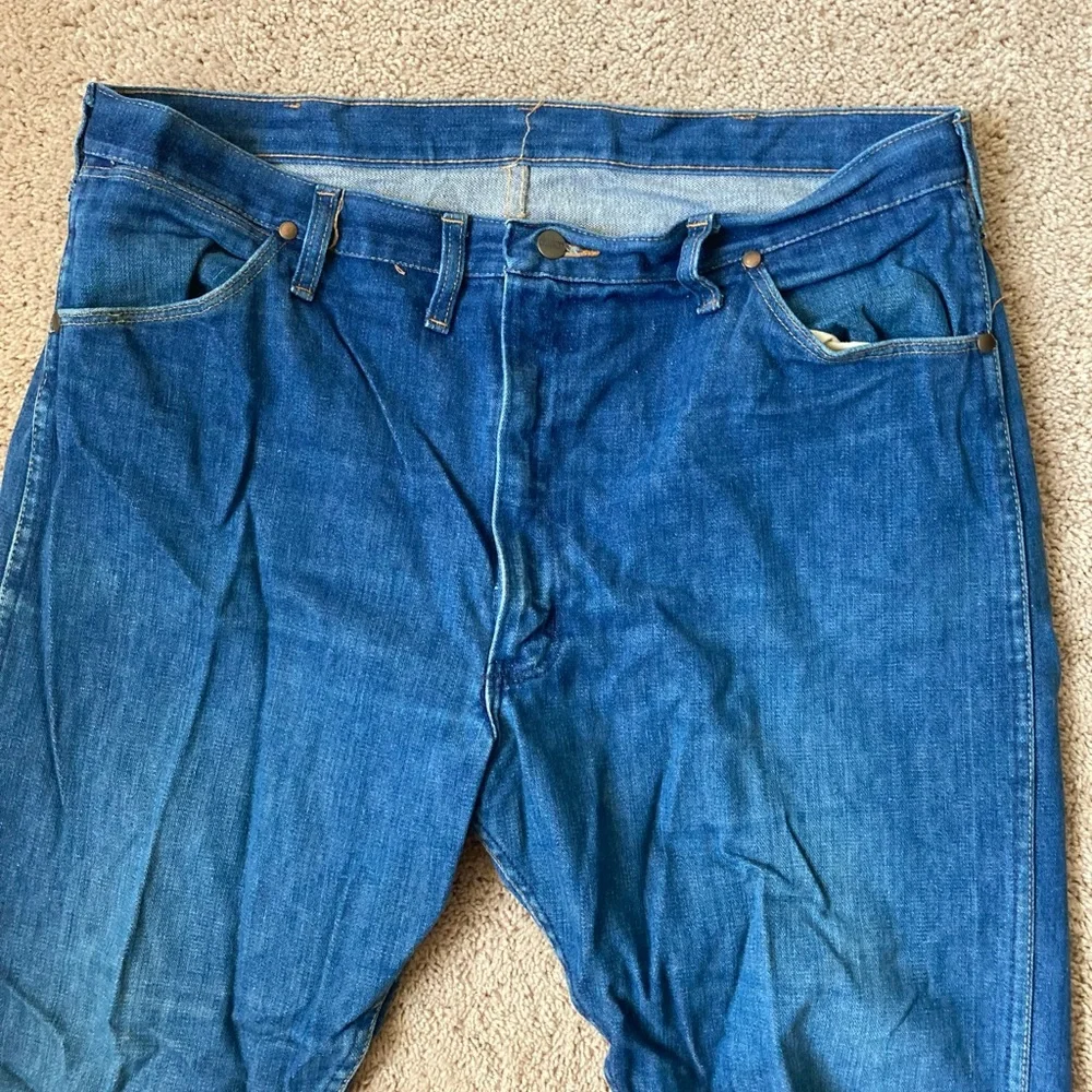 Vintage Maverick jeans mens 40x32 cowboy denim jeans USA made - Picture 3 of 5